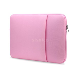 B2015 funda para portátil suave con cremallera bolsa de 17" para portátil de repuesto para MacBook Air Pro Ultrabook portátil rosa