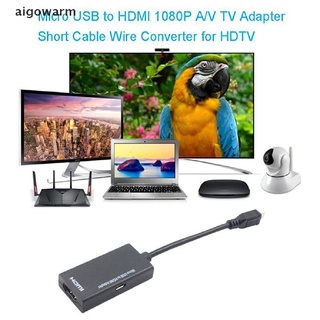 aigowarm micro usb a 1080p hdmi hdtv cable adaptador para android huawei samsung cl
