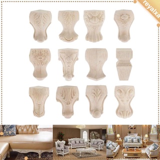 Muebles de madera sofá patas pies - cama mesa gabinete sofá salón patas de repuesto, diseños surtidos