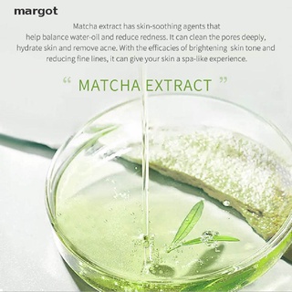 [margot] 10pcs Matcha Green Clay Mud Face Mask Anti wrinkle Night Facial Packs .