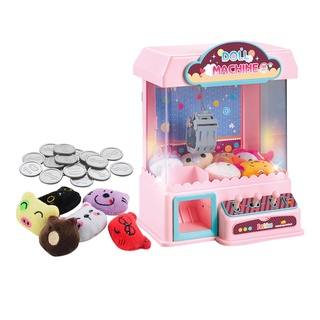 Mini máquina de garra eléctrica pequeña para niños/música/caja de juegos de monedas (2)