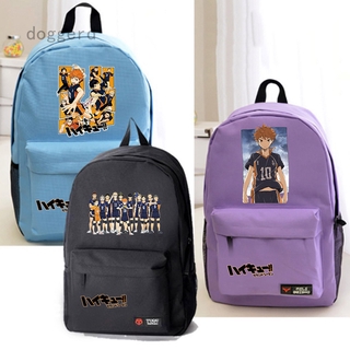 mochila de tela anime haikyuu karaso para niños/bolsa de viaje/bolsa para laptop/deporte