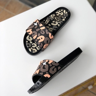 Melissa nuevas sandalias de jalea y zapatillas de suela gruesa palabra impermeable zapatos de playa perezoso zapatillas (4)