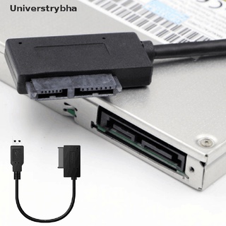 [universtrybha] usb 2.0 a sata 7p+6p adaptador convertidor cable para portátil dvd/cd rom venta caliente