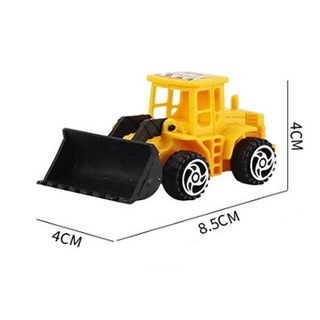 6pcs inercia vehículo modelo juguetes clásico educativo aleación coche mini excavadora conjunto x0l2 (8)