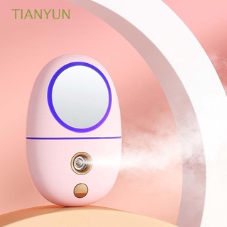Tianyun hidratante hidratante Facial con espejo de maquillaje cara cuidado de la piel herramienta Nano vaporizador Facial pulverizador Facial/Multicolor