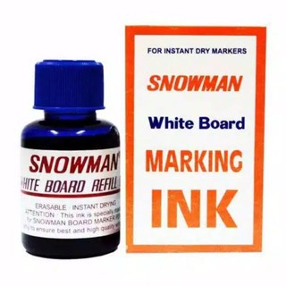 Snowman pizarra blanca marcadores de pizarra