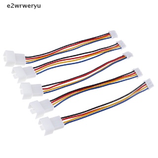 *e2wrweryu* 2pcs universal pequeño 4 pines a 3pin 4pin ventilador pwm conector cable de extensión venta caliente