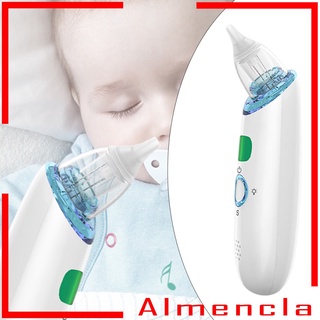 [ALMENCLA] Aspirador Nasal eléctrico para bebé, limpiador de nariz, ventosa Nasal, seguro higiénico