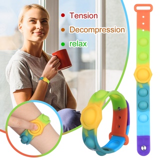 babyya mini hoyuelos sensorial fidget juguete descompresión pulsera de descompresión juego