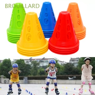 BROUILLARD Outdoor Sport Training Cone Football Train Roller Skating Mark Cup Training Marker Discs Cylinder Rugby High quality Windproof Soccer For Roller Skating Train Obstacles/Multicolor