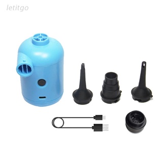 LETI 5V USB inflador de aire bomba para globo natación lifebuoy juguete inflable