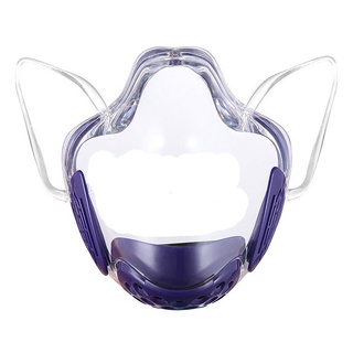 pc máscara facial transparente duradera protectora facial cubierta reutilizable antiniebla para adultos