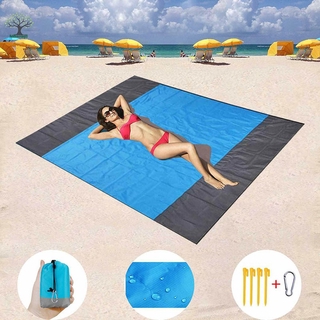 210x200cm arena libre alfombrilla de playa al aire libre de picnic manta alfombra colchón almohadilla