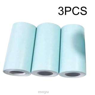 3 rollos de papel adhesivo imprimible profesional práctico liso 57x30mm con autoadhesivo para PAPERANG P1 P2