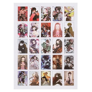 BRANDI Sleeves Lucky Bag Bookmark Gift Bag Demon Slayer Postcard Stickers Gift Anime Poster Badge Kimetsu no Yaiba (5)