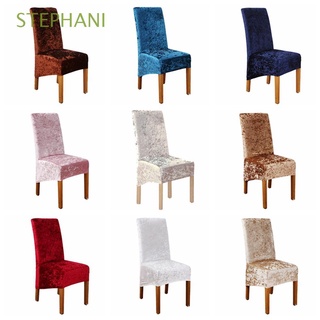 stephani - funda elástica para asiento, decoración del hogar, para restaurante, hotel, hogar, hogar, dormitorio, decoración estirable, de terciopelo aplastado
