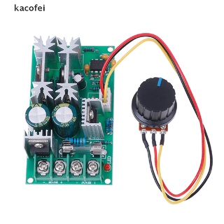 [kacofei] dc 10v-60v pwm rc motor control de velocidad regulador controlador módulo 20a