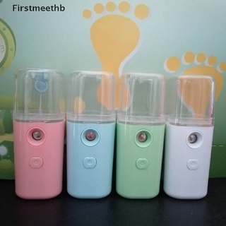 [firstmeethb] usb nano pulverizador facial mini vaporizador facial niebla vaporizador práctico niebla pulverizador caliente