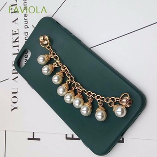 FAVIOLA Elegant Phone Fall Prevention Gift for Women Phone Strap Phone Loss Prevention Strap Anti-Lost Mobile Phone Accessories For Mobile Phone Case Cell Phone Lanyard Hanging Cord Handmade Mobile Phone Chain/Multicolor