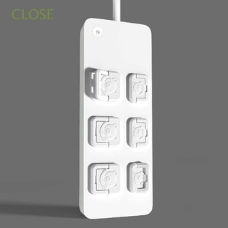 CLOSE Living Room Socket protection cover Infant Electrical Safety Safe Lock Cover Two Phase Three Phase Toddler Child Guard Anti-electric Shock Square bear Outlet Protector