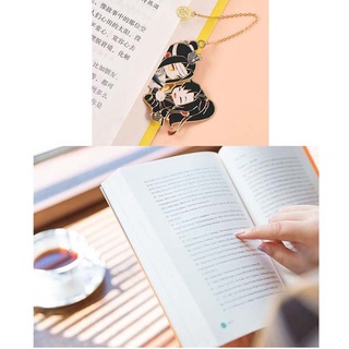 halley marcador creativo borla papelería mo dao zu shi anime suministros escolares hueco colgante metal estilo chino libro marcadores (4)