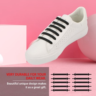 0913d innovador unisex running sin lazo cordones elásticos de silicona zapato de encaje para zapatos