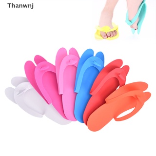 [tai] 12 pares de zapatillas de espuma desechables salon spa pedicura sandalias de espuma slippper sdg (1)