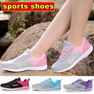 Nueva moda para mujer/zapatos deportivos casuales para exteriores/tenis de malla transpirables