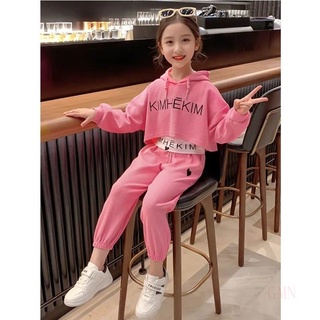 entrega rápida spot gmn niñas otoño ropa trajes 2021 nuevo estilo coreano niños moda internet celebridad primavera y