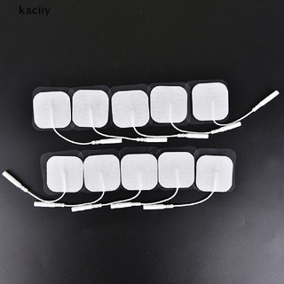 kaciiy - parche redondo para electrodos (10 unidades, para máquina de terapia, 4 x 4 cm cl) (1)