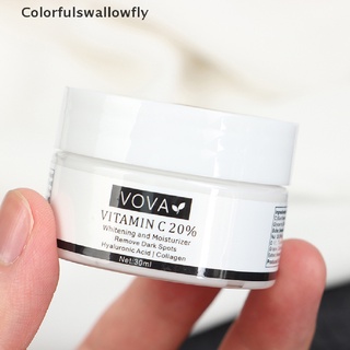 colorfulswallowfly vova vitamina c 20% crema facial blanco eliminar manchas oscuras gel facial cuidado de la piel 30ml csf (1)