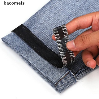 [kaco] 2m pantalones borde acortar pantalones autoadhesivos boca pasta jean pantalones tela de costura cwm
