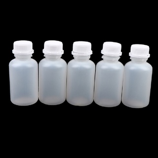 jo 5pcs 60ml Empty HDPE plastic bottle cosmetic container Refillable bottles cl