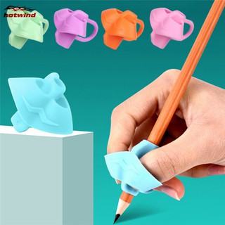 hw 3 dedos lápiz corrector agarre niños principiantes pluma escritura ayuda agarre corrección de postura herramienta