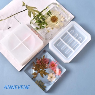 anne crystal resina epoxi molde de jabón caja de almacenamiento de silicona molde diy manualidades contenedor decoraciones herramienta