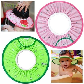TWILA Soft Shower Protect Baby Bath Shampoo Cap Child Adult Safe Toddler Kids Bathing Hat Wash Hair Shield Shower Caps/Multicolor