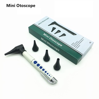otoscopio led mini otoscopio eléctrico diagnóstico de la oreja 3x aumento bombilla led