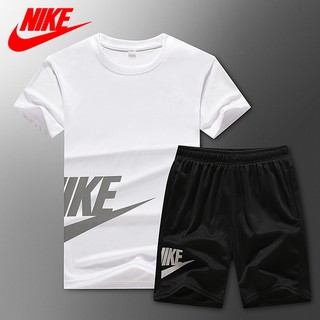 Casual ropa deportiva de los hombres jerseys de entrenamiento ropa camisetas de dos piezas cuello redondo verano correr fútbol