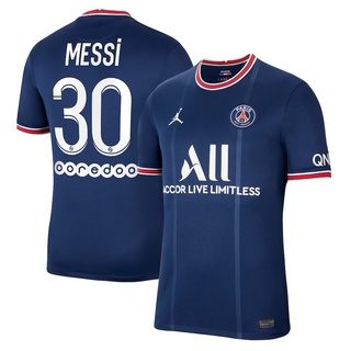 MESSI # 30 PSG Paris Saint-Germain Home Away Camiseta De Fútbol Fans Versión Jordan