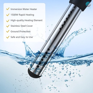 O.L calentador De agua eléctrico Portátil con protector De acero inoxidable 1500w Para bañera/Piscina inflable (6)