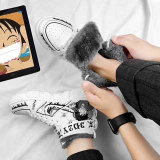 [Disponible En Inventario] Zapatos Deportivos Blancos De Una Pieza Anime Monkey·D·Luffy Durables Cómodos Y Transpirables (9)