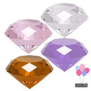 Oy 4 pzas De cristales De Diamante Coloridos Para decoración del hogar/fiesta/decoración romántica/multicolorida