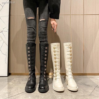 Xiaoxiangfeng but knee-length boots women s 2021 autumn and winter new slimming net red badge knight boots medium and high elastic boots (1)