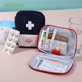SIDEAGE Fashion Medical Emergency Kits Travel First Aid Kit Medicine Bag Portable Mini Household Outdoor Medicine Pill Storage Bag/Multicolor