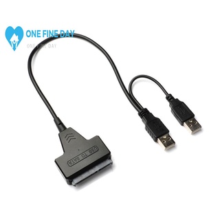 Hdd SATA 7+15 Pin 22Pin a USB Cable adaptador para "disco duro portátil L4A9