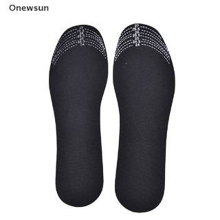 [Onewsun] Desodorante de carbón de bambú para reposapiés, almohadillas para zapatos, plantilla, venta caliente