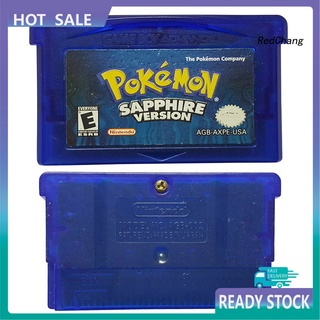 Tarjeta de cartucho de juego clásico Pokemon Sapphire para NS GBA Gameboy Advance \YXPJ\ (1)
