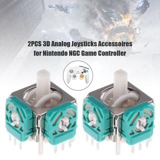 etaronicy - módulo de sensor analógico 3d (2 unidades) para controlador ngc gamecube