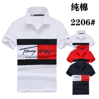 Listo stock Tommy Polo Hombre Casual Solapa Camisa De Tenis